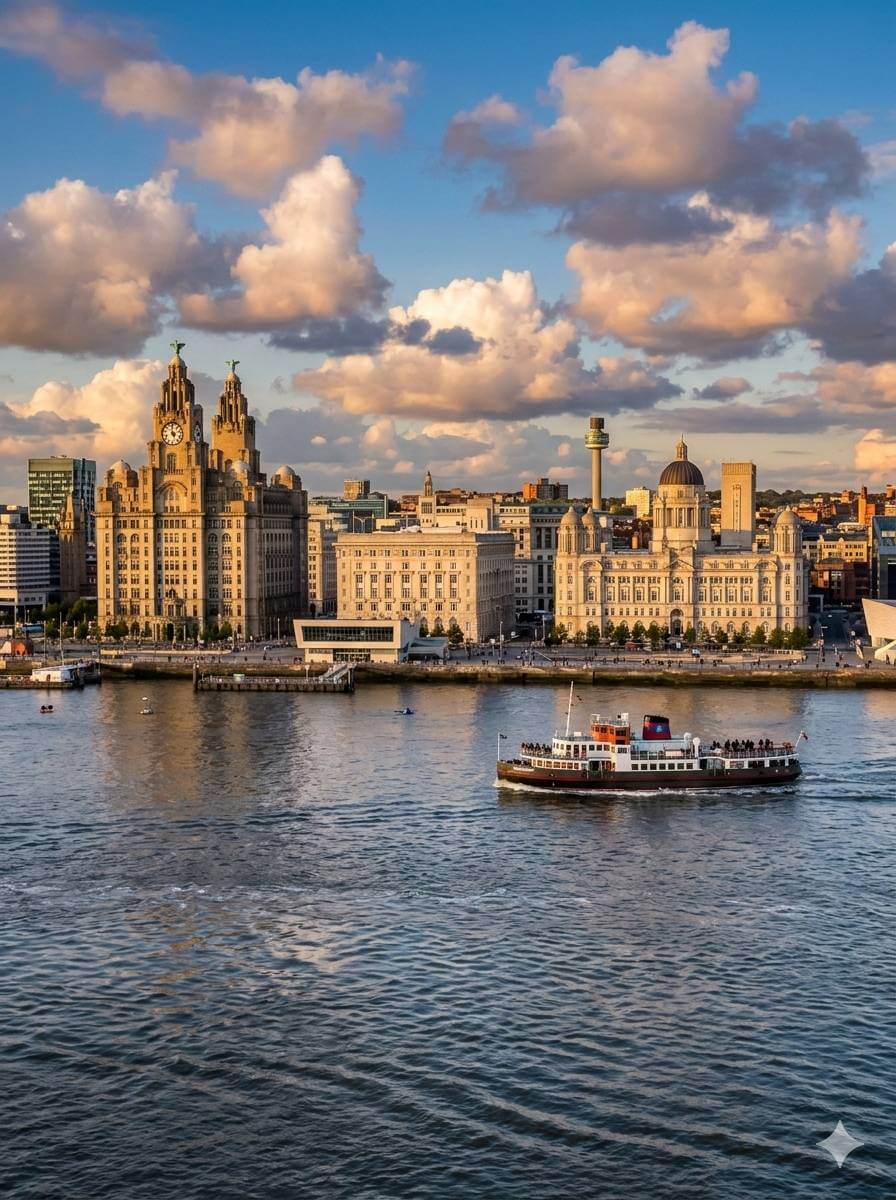 Liverpool waterfront skyline